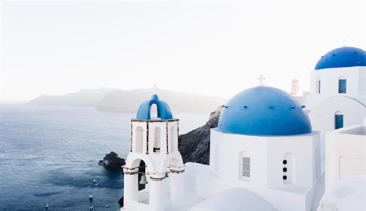 Santorini, Greece: White Villages Above the Aegean Sea